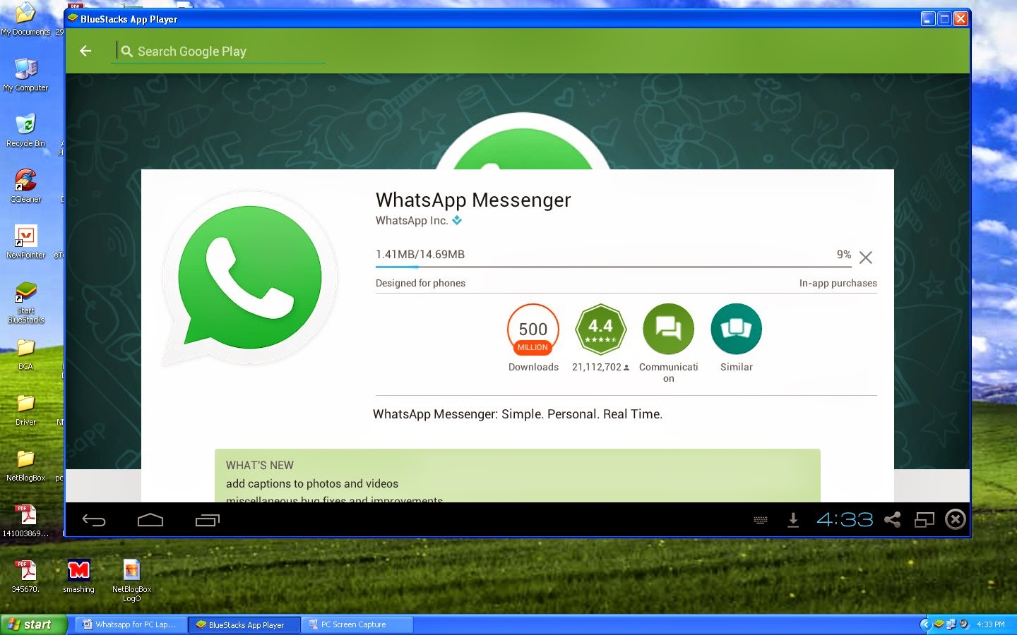 download and install whatsapp for windows 7